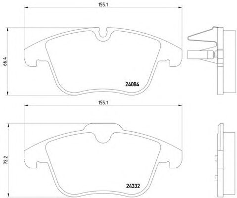 Тормозные колодки HELLA 8DB 355 013-731