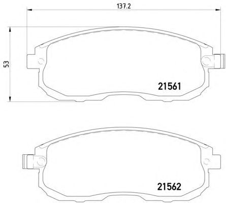 Тормозные колодки HELLA 8DB 355 013-991