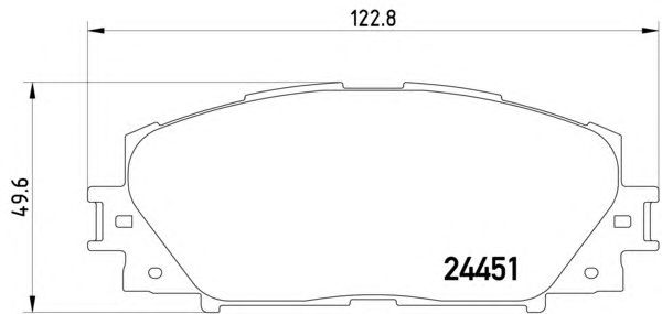 Тормозные колодки HELLA 8DB 355 014-311