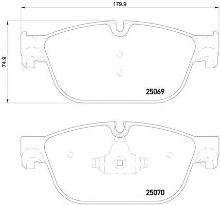Тормозные колодки HELLA 8DB 355 015-061