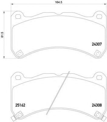 Тормозные колодки HELLA 8DB 355 015-471