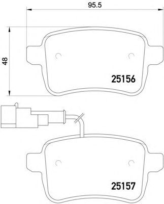 Тормозные колодки HELLA 8DB 355 015-541