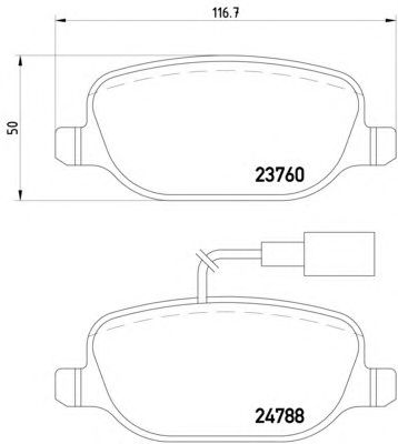 Тормозные колодки HELLA 8DB 355 015-571