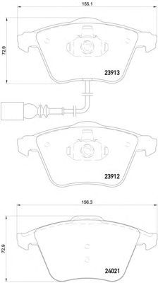 Тормозные колодки HELLA 8DB 355 015-971