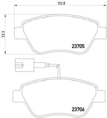 Тормозные колодки HELLA 8DB 355 018-821