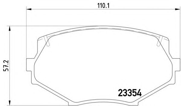 Тормозные колодки HELLA 8DB 355 016-861