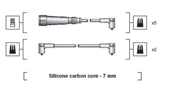 Комплект высоковольтных проводов MAGNETI MARELLI 941318111047