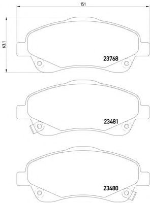 Тормозные колодки HELLA 8DB 355 017-321