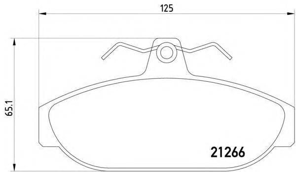 Тормозные колодки HELLA 8DB 355 017-721