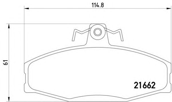 Тормозные колодки HELLA 8DB 355 017-931