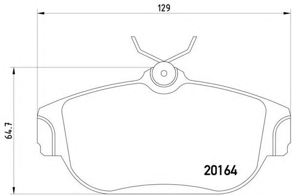 Тормозные колодки HELLA 8DB 355 018-001