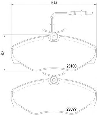 Тормозные колодки HELLA 8DB 355 018-501