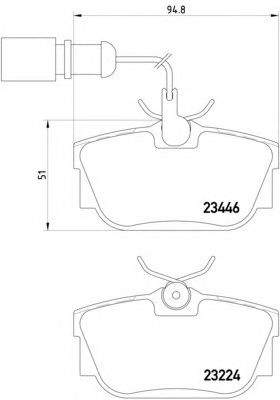 Тормозные колодки HELLA 8DB 355 018-571