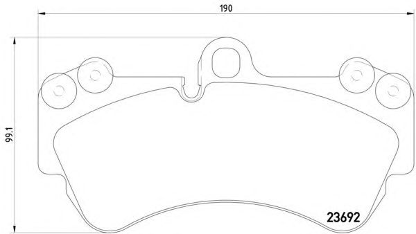 Тормозные колодки HELLA 8DB 355 018-701