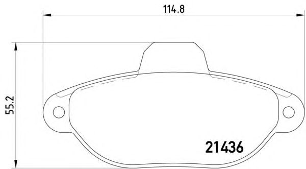 Тормозные колодки HELLA 8DB 355 019-161