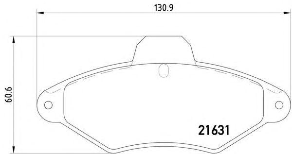 Тормозные колодки HELLA 8DB 355 019-201