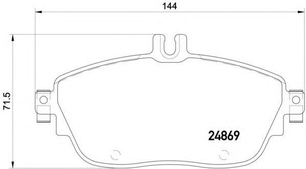 Тормозные колодки HELLA 8DB 355 019-721
