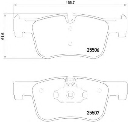 Гальмівні колодки HELLA 8DB 355 019-771