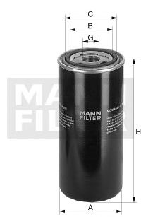 Фильтр системы привода рабочего оборудования MANN-FILTER W 1245/3 x