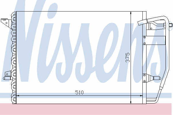 Радиатор кондиционера NISSENS 94192