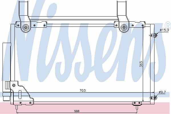 Радиатор кондиционера NISSENS 94735
