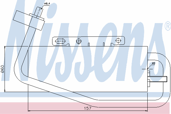 Осушитель кондиционера NISSENS 95338