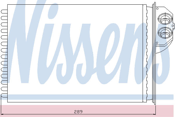Радіатор опалення NISSENS 72943