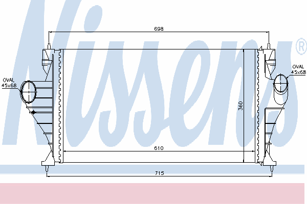 Интеркулер NISSENS 96853