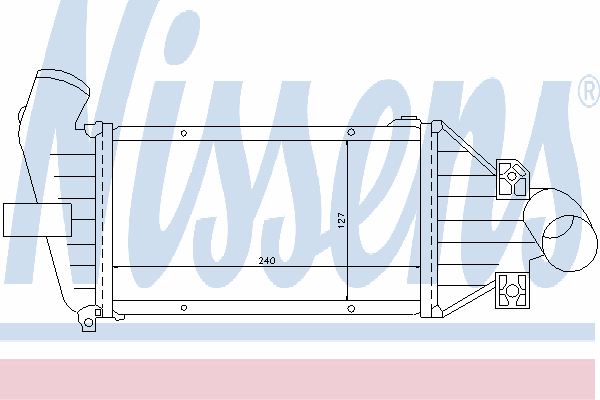 Интеркулер NISSENS 96863