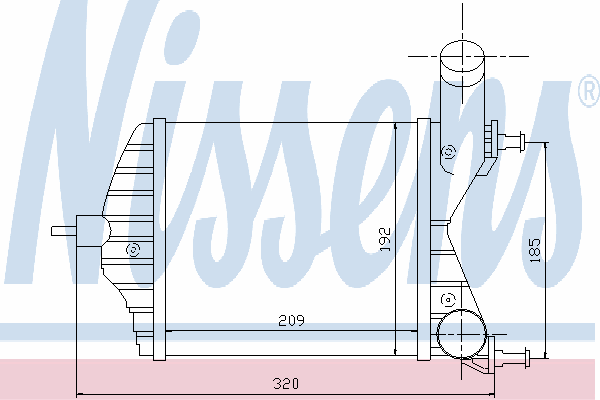 Интеркулер NISSENS 96703
