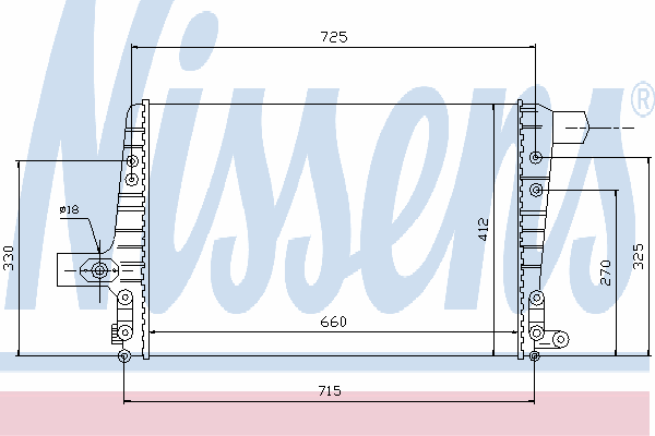 Интеркулер NISSENS 96706