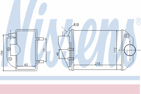 Интеркулер NISSENS 96690