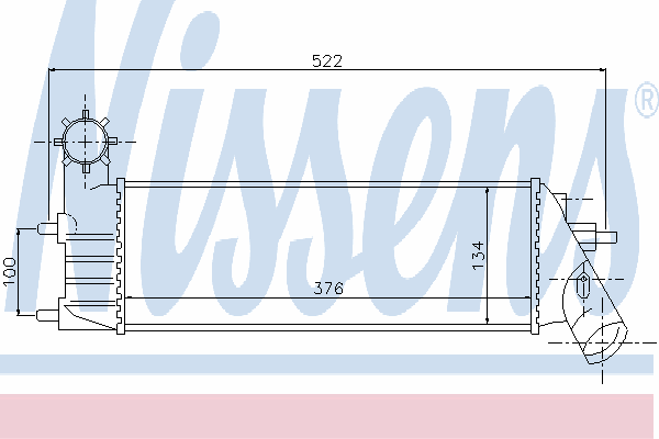 Интеркулер NISSENS 96766