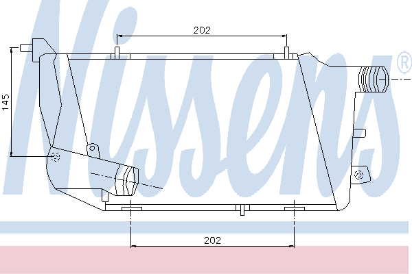 Интеркулер NISSENS 96676