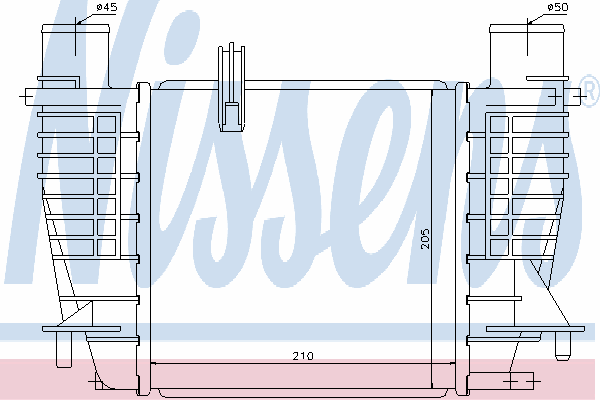 Интеркулер NISSENS 96645