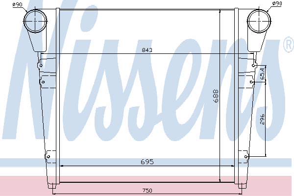 Интеркулер NISSENS 97052