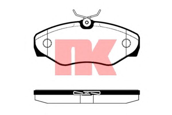 Тормозные колодки NK 223626