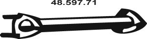Труба выхлопного газа EBERSPACHER 48.597.71