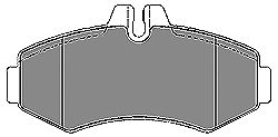 Тормозные колодки MAPCO 6522