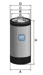 Масляный фильтр UFI 23.288.00