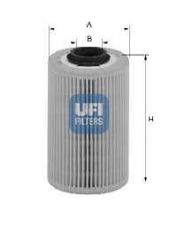 Топливный фильтр UFI 26.018.00