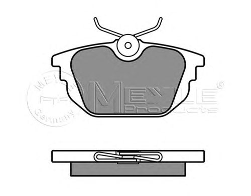 Тормозные колодки MEYLE 025 231 7714