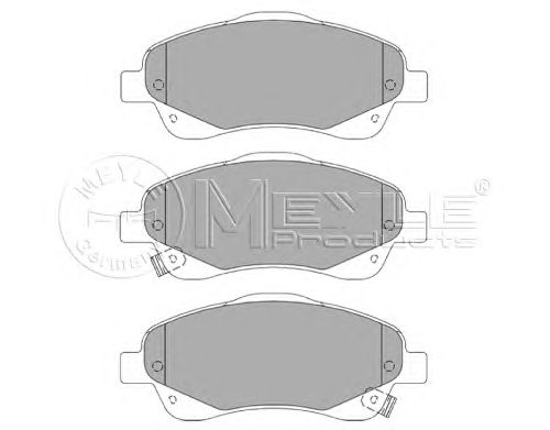 Тормозные колодки MEYLE 025 237 6819/W