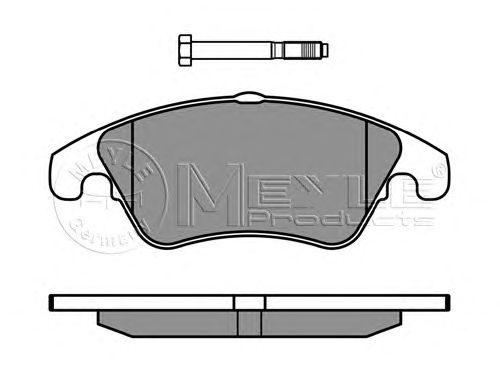 Тормозные колодки MEYLE 025 243 1019