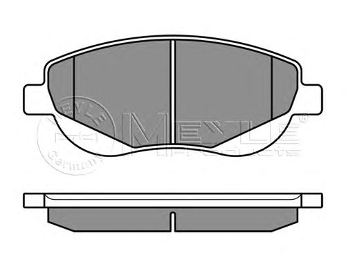 Тормозные колодки MEYLE 025 249 4619/W