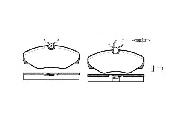 Тормозные колодки ROADHOUSE 2834.01