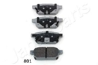 Тормозные колодки JAPANPARTS PP-801AF