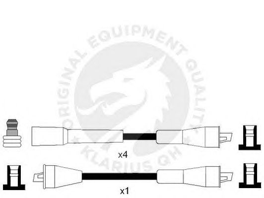 Комплект высоковольтных проводов QH International XC1054 CI