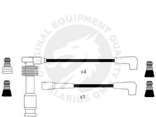 Комплект высоковольтных проводов QH International XC715 CI