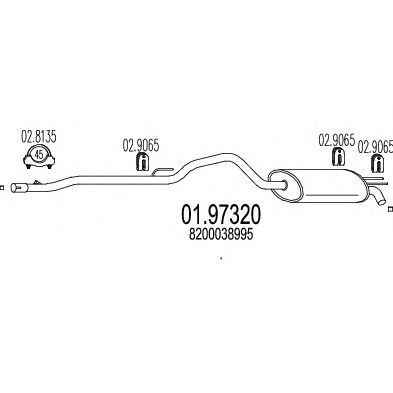Глушник MTS 01.97320